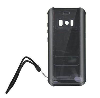 KSIX smart your tech Galaxy S8+ Waterproof Case, Semi-Rigid, Waterproof Case, Black