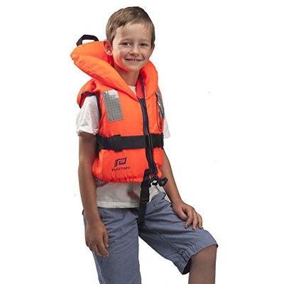 PLASTIMO Baby's/kinderen reddingsvest Typhoon 100 N, kleur oranje, maat 3-10 kg, 58614