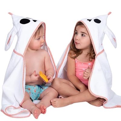 PAPATE - Cape de Bain Bébé en Coton Bio – Taille 95x60 cm – Dès la Naissance Jusqu’à 5 Ans – Fabriquée en France