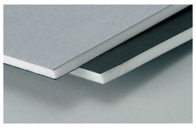 Westfoam-Pannelli di gommapiuma da 5 mm, formato A3, colore: nero/grigio (Confezione da 10 fogli)