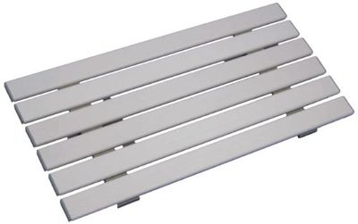 Aidapt White Width Adjustable Easy Clean Bath Board Bath Transfer Board to Fit Baths Between 535 and 625mm Bathroom Aid