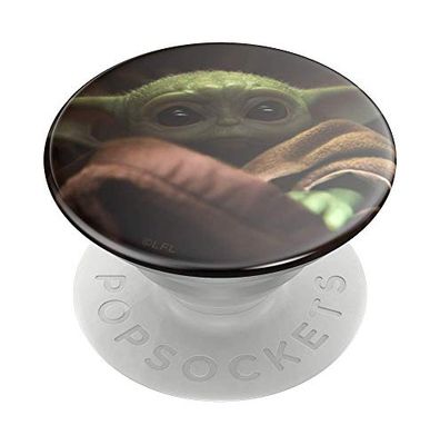 PopSockets PopGrip - Supporto e Impugnatura per Telefoni Cellulari e Tablet con un Top Intercambiabile - The Child (Baby Yoda)