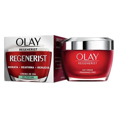 Olay Regenerist Crema Viso Giorno, Formulata con Vitamina B3 E Niacinamide, Idratata Per 24H, Senza Profumo, 50 ml