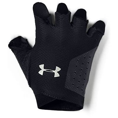 Under Armour träningshandskar, kvinnor svart, svart/silver, X-Large