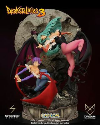 Darkstalkers 3 Diorama 1/6 Morrigan & Lilith 47 cm