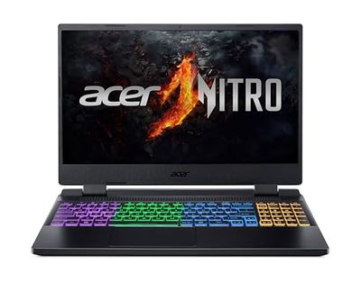 Acer Nitro 5 (AN515-58-794N) laptop gamingowy, wyświetlacz 15, 6" FHD 144 Hz, Intel Core i7-12700H, 16 GB RAM, 1 TB SSD, NVIDIA GeForce RTX 4060, Windows 11, klawiatura QWERTZ, czarny