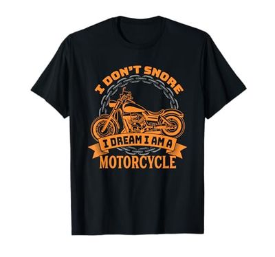 Ich Träume Von Motorraddern - Divertido diseño de moto Camiseta