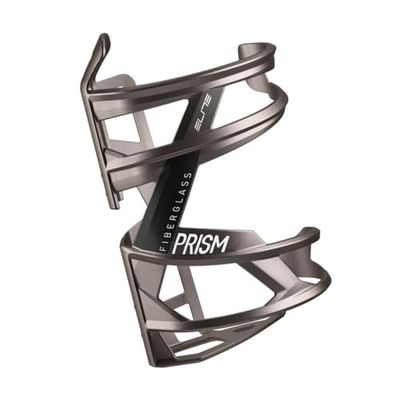 ELITE Portabidon Prism Mano Der.Metal Titanio/Negr Porta-Botellas, Adultos Unisex, Multicolor (Multicolor), Talla Única