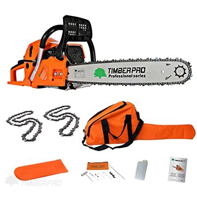 TIMBERPRO Termiczna piła łańcuchowa 61,5 cm3, moc 3,6 KM, prowadnica 50 cm + 2 łańcuchy