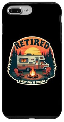 Pensionato ogni giorno è domenica divertente RV Camping Pensione Custodia per iPhone 7 Plus/8 Plus