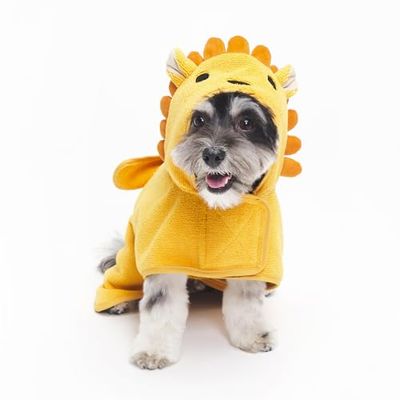 Barkbox Serviette absorbante de qualité supérieure pour Chien – Peignoir à Capuche à séchage Rapide pour Le Bain et la Plage – Peignoir Luxueux et Doux pour Toutes Les Races – Séchage Rapide – pour