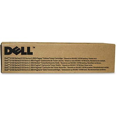Dell High Capacity Toner for 2150cn/cdn/2155cn/cdn Printers - Yellow