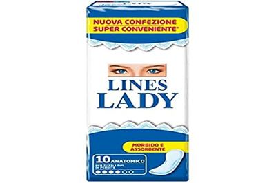 LINES LADY ASSORBENTI ANATOMICO x 10 PEZZI