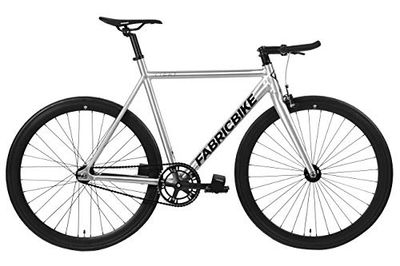 FabricBike Vélo Fixie Mixte, Polished Light, S-50cm