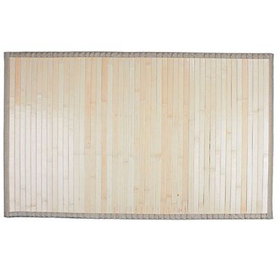 MSV 140522 - Alfombra, Bambú, color miel, 80 x 50 x 0,1 cm