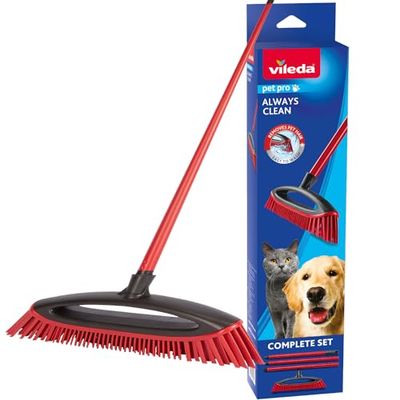 Vileda Pet Pro Szczotka do Zamiatania Sierści i Włosów Always Clean