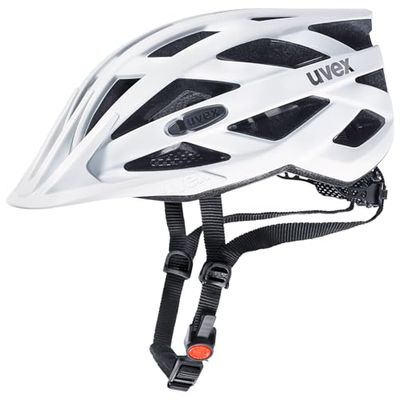 uvex i-vo cc - lätt allroundhjälm för kvinnor och män - individuell justerbar passform - utbyggbar med LED-ljus - white matt - 52-57 cm