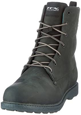 TCX Men's Blend 2 Wp Motorcycle Boot, Black, 8 UK