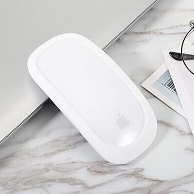 Custodia morbida in silicone per Mac Apple Magic Mouse-bianco