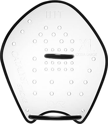 TYR Unisex volwassen katalysator slagtraining peddels Training Paddles - helder, XL