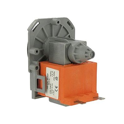 Paxanpax Universal Drain Outlet Pump Base with Twist and Screw Fixing/2 Separate/Bottom Positioned Rear Facing Terminals, 220-240 V, 50 Hz