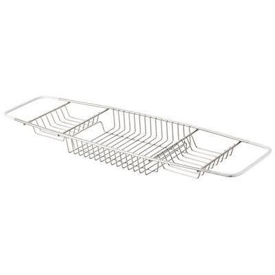 MSV 141730 Étagère de Bain en Acier Inoxydable 68,5x18x5,5cm, multicoloré, 5 x 18 x 15 cm