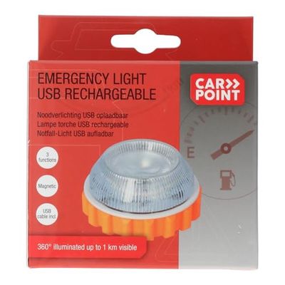 Lampe torche Carpoint USB rechargeable