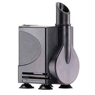 Hydor Pompa Centrifuga Sommergibile PICO 600.115, 600 l/h, Regolabile, Acqua Dolce e Marina, Fontanelle, Tartarughiere