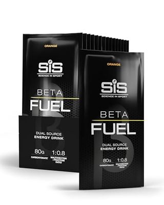 Science in Sport BETA Fuel 80 Energy Drink en poudre 15x82g Orange - Boisson isotonique en poudre avec 80g de glucides, Source d’énergie idéale pour les sportifs d’endurance