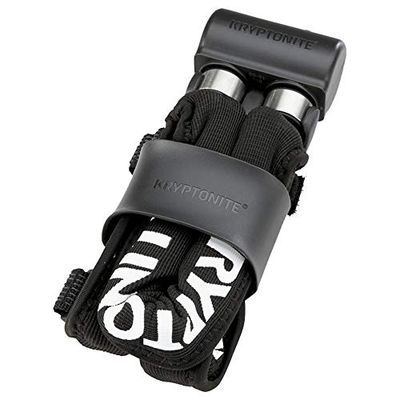 Kryptonite Folding Keeper 810 Cadeado de bicicleta, unissexo para adultos, preto, L