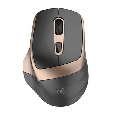 Mouse Wireless Silenzioso Cool Ergonomic Nero/Oro