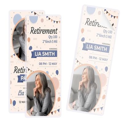 DLUGOPIS Qty 100 Bookmark Laminating Pouches 2x6 Hot Laminator Sleeves 5 Mil for Book Lovers Nature Lovers