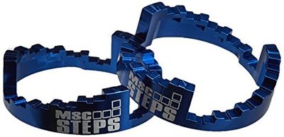 MSC STEPS aluminium huvud justerbara distanser. Par