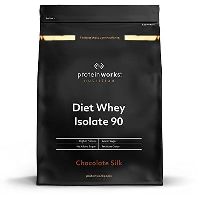 THE PROTEIN WORKS Diet Whey Isolate 90 (Isolat De Whey) | Faible Teneur en Graisses | Shake Ultra Pur | Favorise la Perte de Poids | Chocolat Onctueux | 2kg