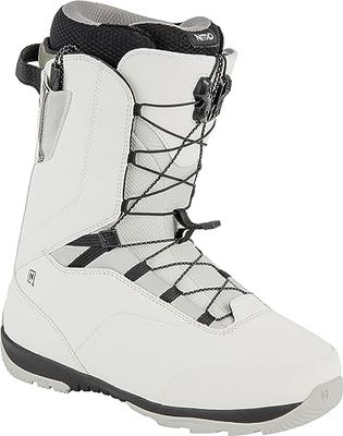 Nitro Męskie deski snowboardowe Venture TLS '23 All Mountian Freeride Freestyle system szybkiego sznurowania łódź snowboardowa, białe, MP 29.0 // EU 44 // US 11