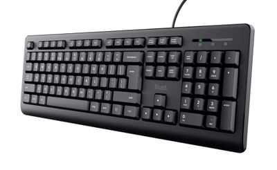 Trust TK-150 USB QWERTY Keyboard Black