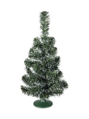 Europalms 45 cm et 1 de Table Motif Sapin de Noël Vert/Blanc