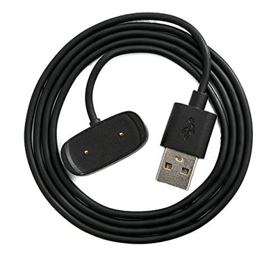 SYSTEM-S USB 2.0-kabel 100 cm voor Amazfit T-Rex Pro smartwatch in zwart