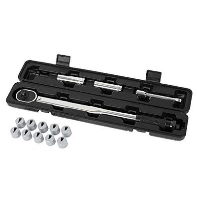 Milenco Caravan Roue Clé dynamométrique sécurité Set + 20 indicateurs de Boulon de Roue
