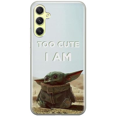 ERT GROUP mobiel telefoonhoesje voor Samsung A34 5G origineel en officieel erkend Star Wars patroon Baby Yoda 004 optimaal aangepast aan de vorm van de mobiele telefoon, hoesje is gemaakt van TPU