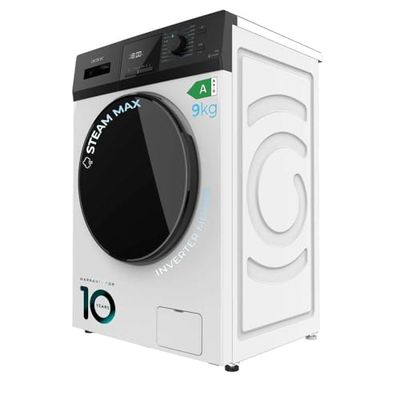 Cecotec Lave Linge Bolero Dresscode 9410 Inverter A Essential; capacité 9 kg,1900W, 1400 rpm Adjustable, 16 Programmes, Inverter Plus Engine, Low Power Consumption, Steam, Stérilisation du linge