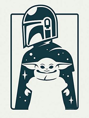 Komar Star Wars, W-SW-002-50 x 70 cm, motivo: mandaloriano The Child and Father