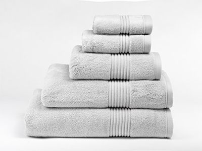 Catherine Lansfield Hometextiles Serviette de Bain So Soft Argenté 30 x 30 cm