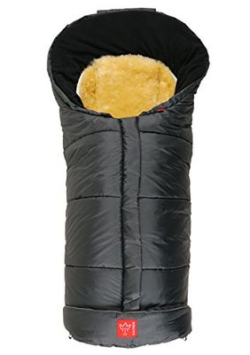 Kaiser - Chancelière polaire Sheepy gris anthracite peau d'agneau amovible (105 cm) - Gris anthracit