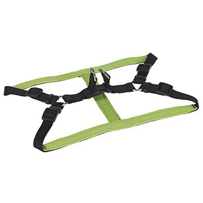 CHAPUIS SELLERIE SLA279 Pettorina regolabile per cani - Collare comfort in nylon nero - Larghezza 20 mm - Dimensioni 50-70 cm - Misura L
