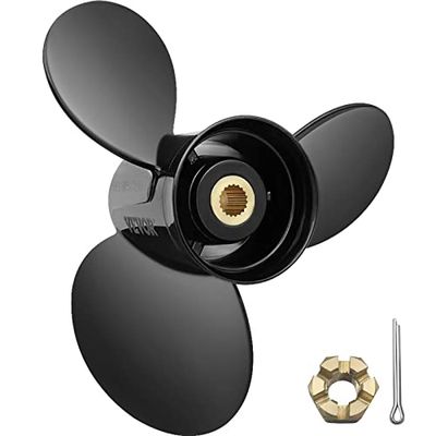 VEVOR Vervanging voor buitenboordpropeller OEM 3817469, diameter 36,2 cm, stap 53,3 cm, 3 bootpropellers van aluminium, compatibel met Volvo Penta SX Drive, alle modellen met 19 tandgroeven