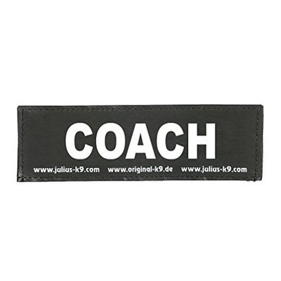 Julius-K9 162LR-K-35466 klittenbandopschrift, COACH, klein, zwart