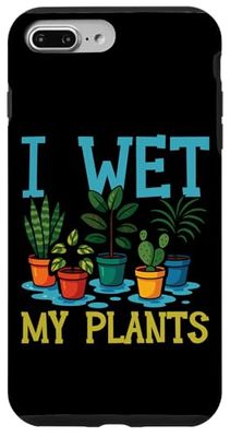 Gardening Potted Plant Pun I Wet My Plants Case for iPhone 7 Plus/8 Plus