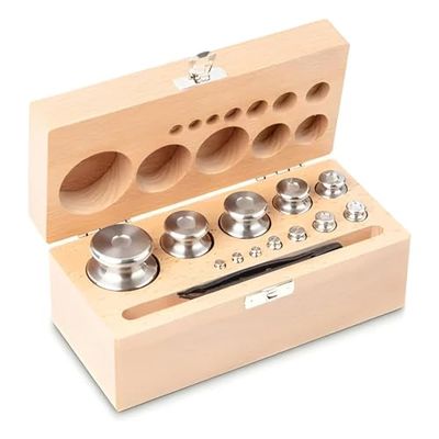 Kern 334-05 gewichtsset, knoopvorm, roestvrij staal fijn gedraaid, 1 stuk
