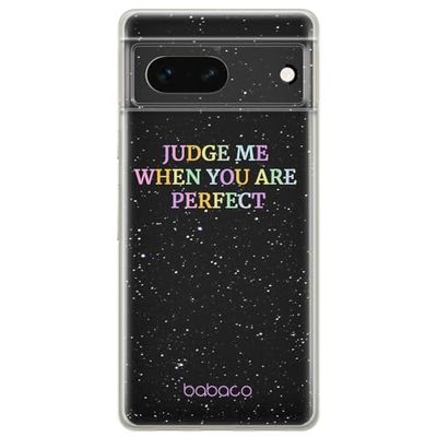 ERT GROUP mobiltelefonfodral för Google PIXEL 7 originalt och officiellt licensierat Babaco mönster Judge me 002 optimalt anpassad till formen på mobiltelefonen, fodral tillverkad av TPU-plast